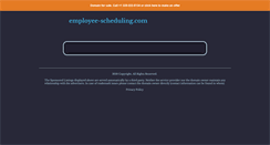 Desktop Screenshot of employee-scheduling.com